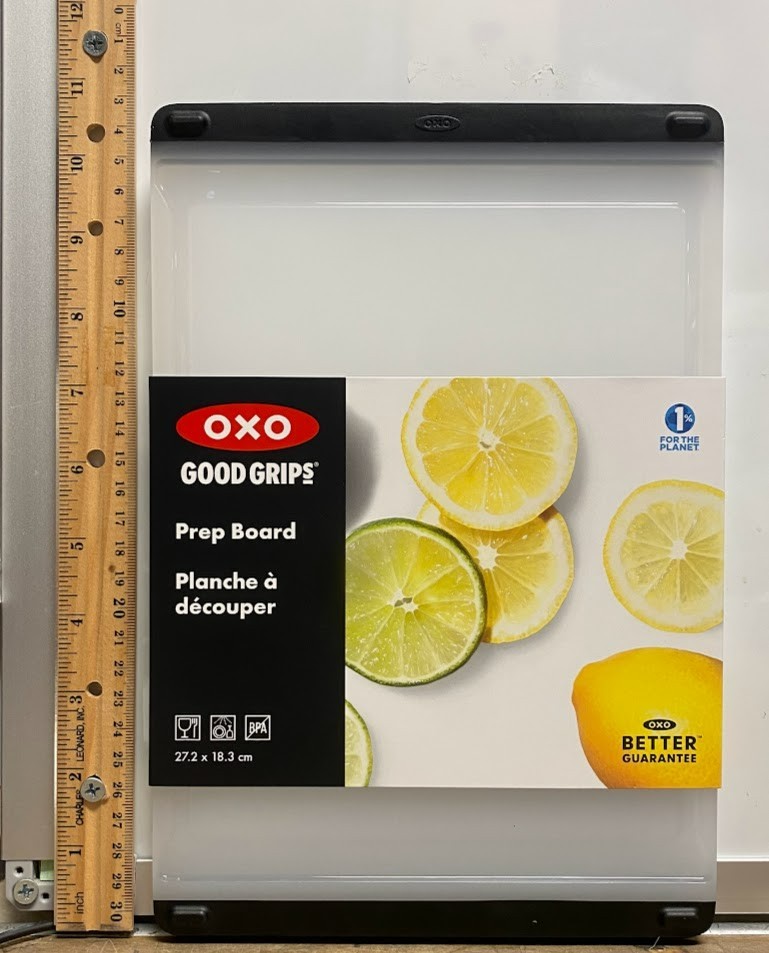 OXO Good Grips Compact Food Preparation Cutting Board Double-Sided 10.75”x7.23”
