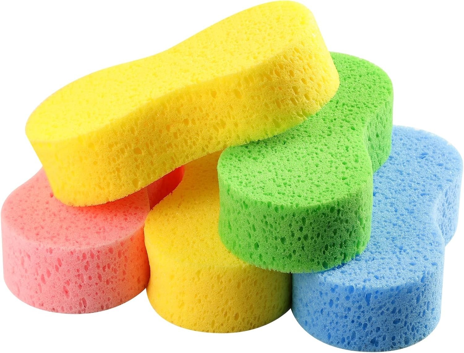 5-Pack Car Wash Sponges, 9.1″ X 4.3″ X 2.4″ Large Sponges, Extra Thick Foam Kit