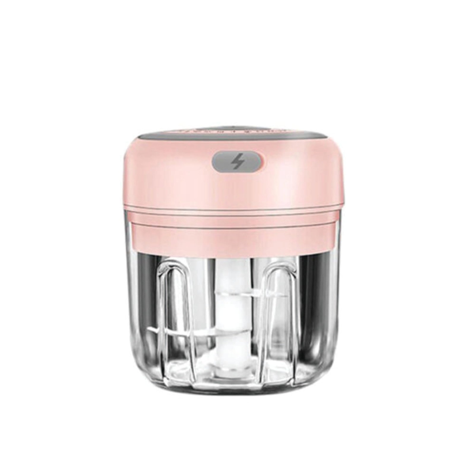 The Perfect Part Vegetable Chopper – 300ML Electric Garlic standard, Pink