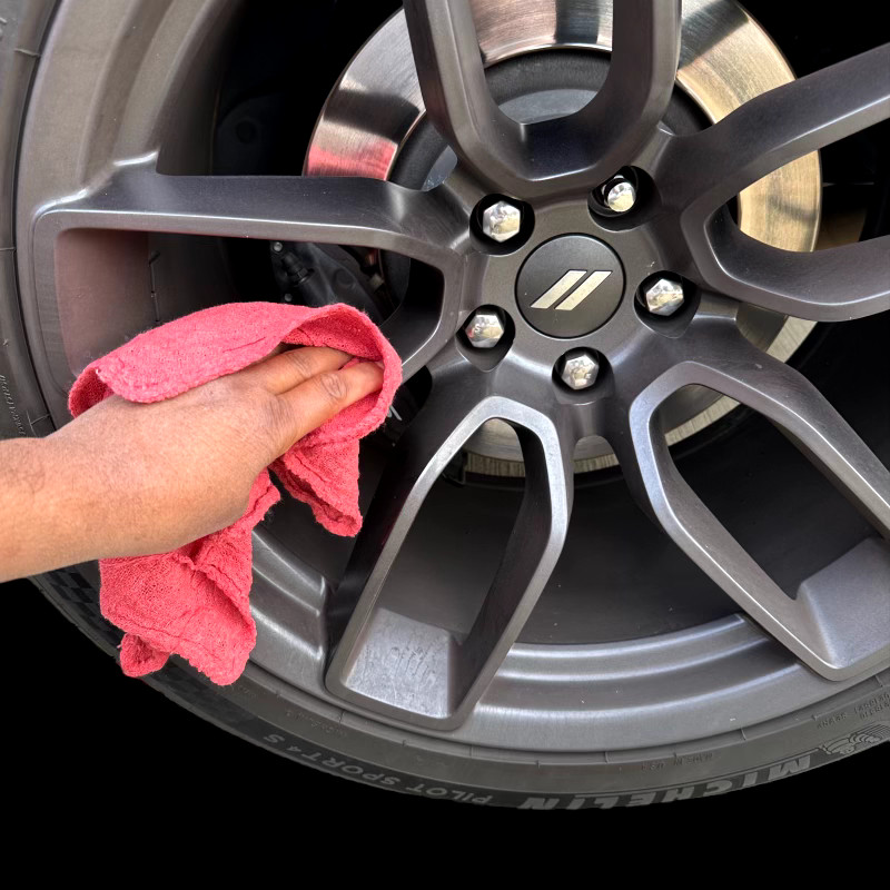 500 Pcs Red Shop Towels Jumbo 15×15 Cleaning Rags, A-Grade & Free Shipping