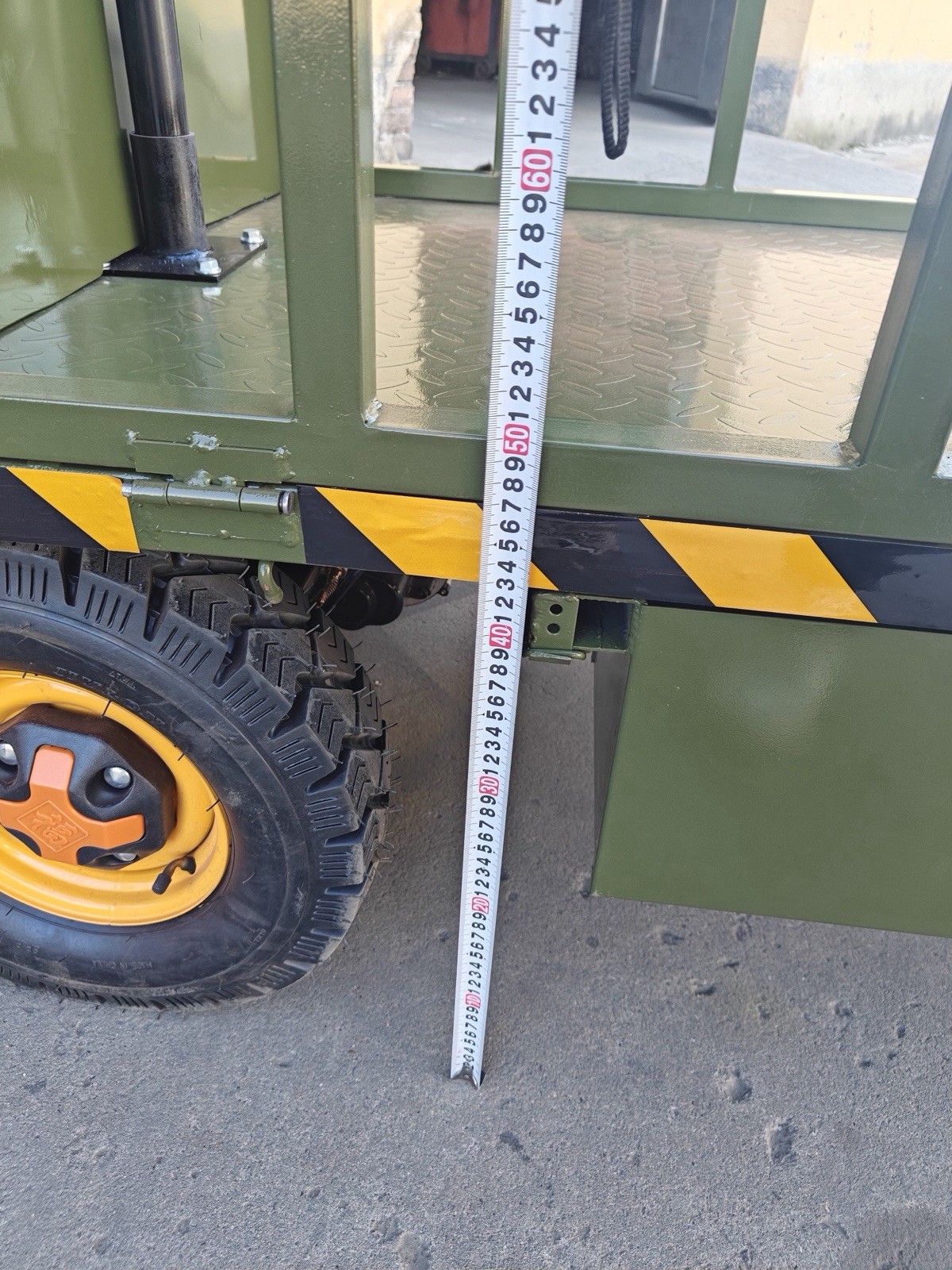 Electric Utility Cart 800W 48V 4 Wheel Cargo Wagon 1000kg Farm Truck from LA