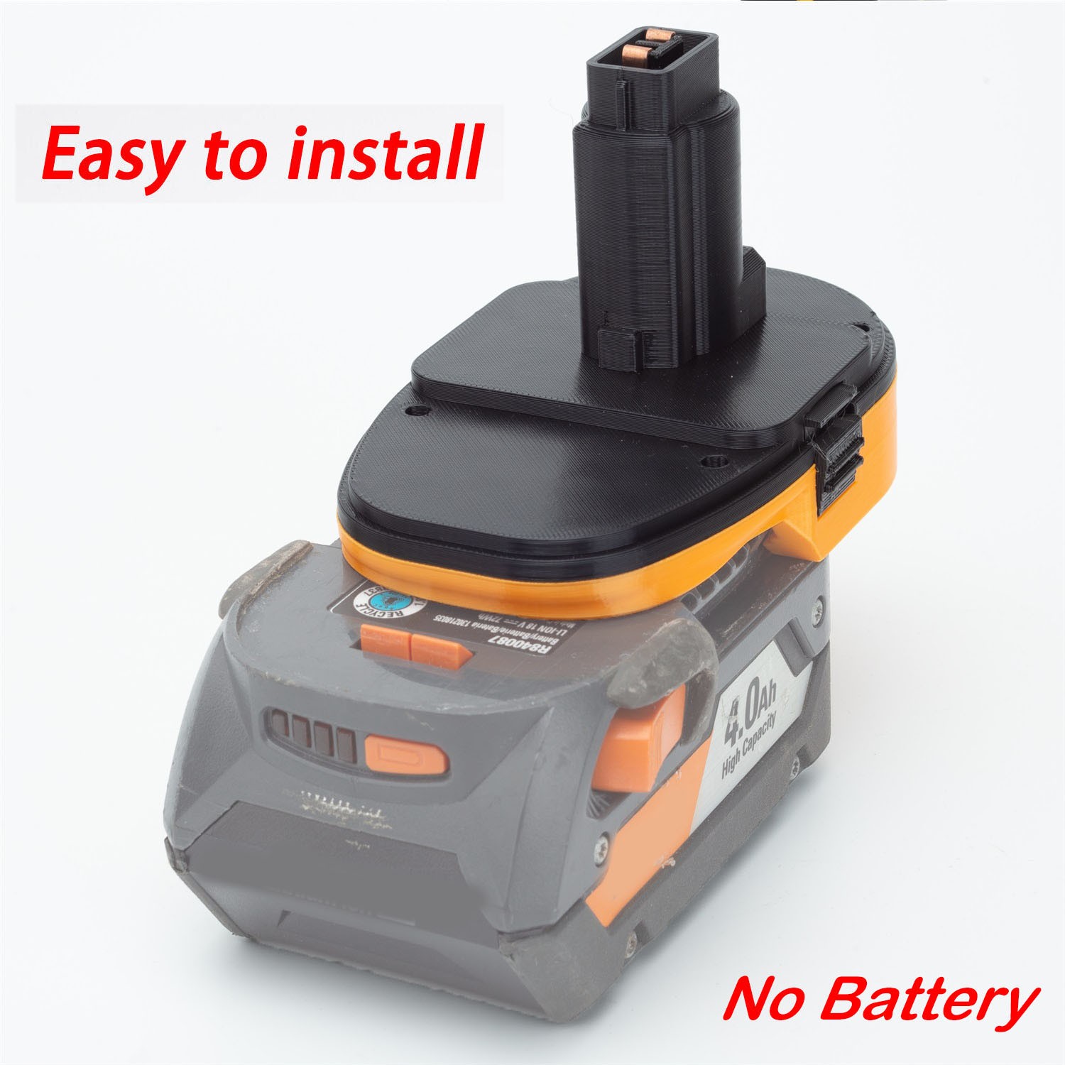 Adapter Convertor For Ridgid 18V Battery to for Dewalt 18V Ni-cd Power Tools New