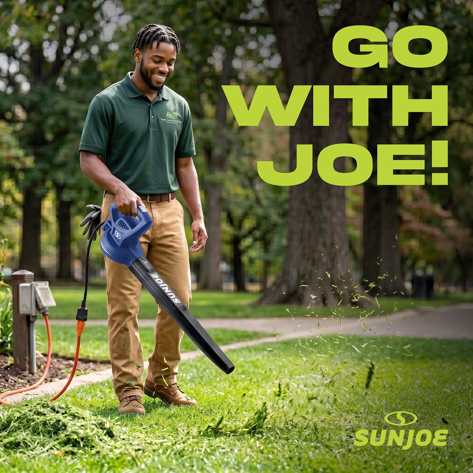 Sun Joe Electric All Purpose Leaf Blower, 6 Amp Motor, 155 MPH Air Speed, Blue