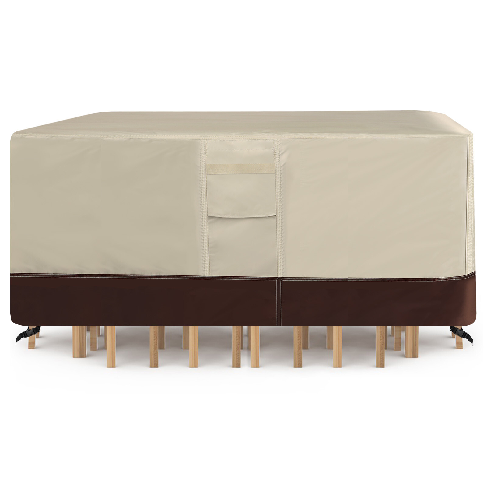 Upgrade Waterproof Garden Patio Furniture Cover Rectangular Table Dust Protector