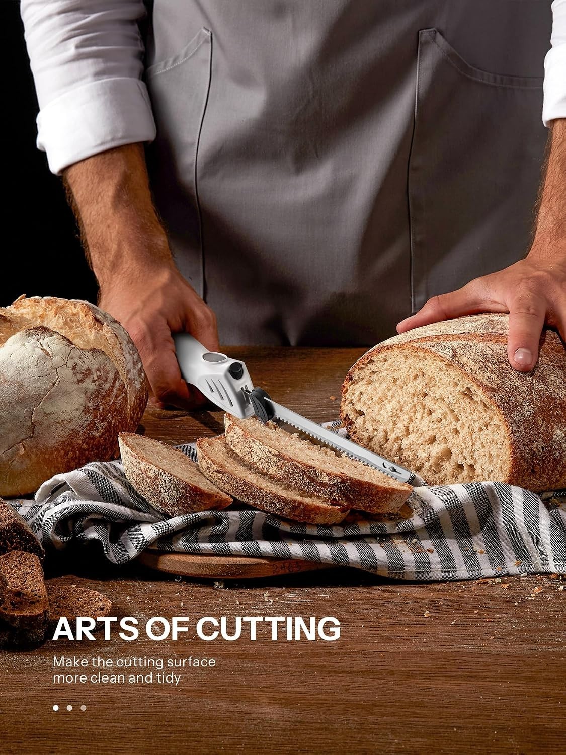 Electric Knife, Electric Knife Set | for Carving Meats, Poultry, Bread, Craft…