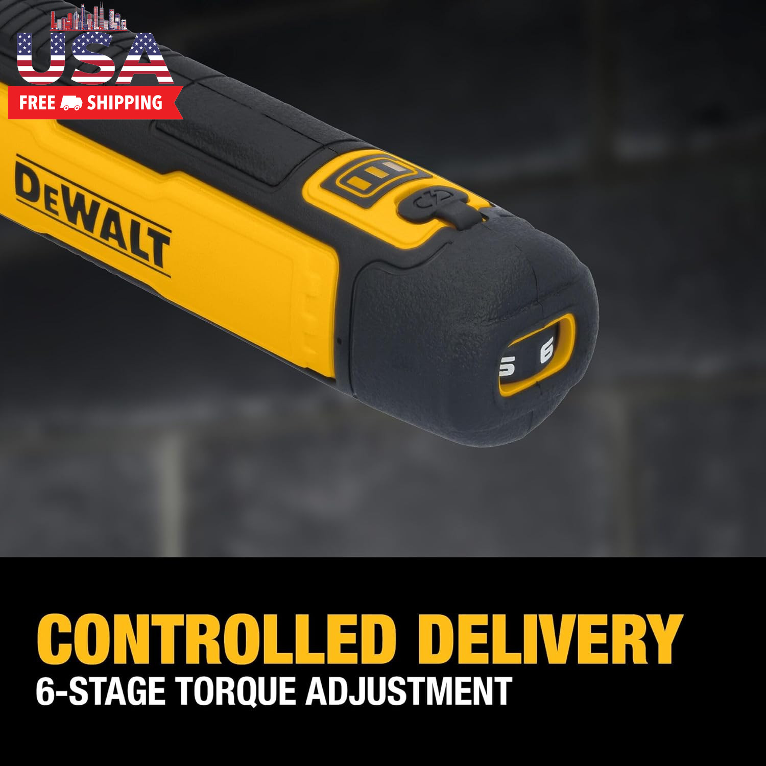 DEWALT Cordless Screwdriver, 4V USB Rechargeable Electric Screwdriver with 12 Pc