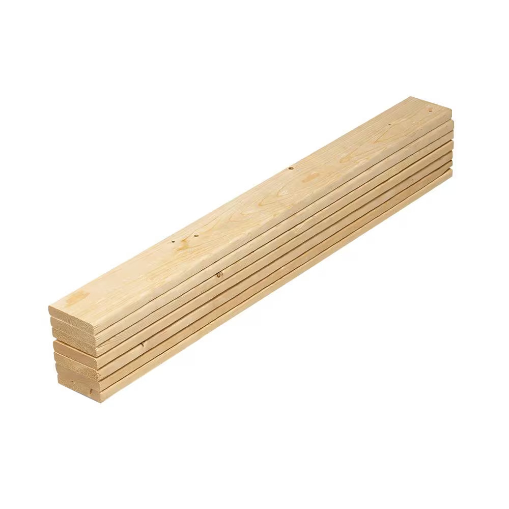 1 In. X 4 In. X 5 Ft. Pine Queen Bed Slat Board (7-Pack)