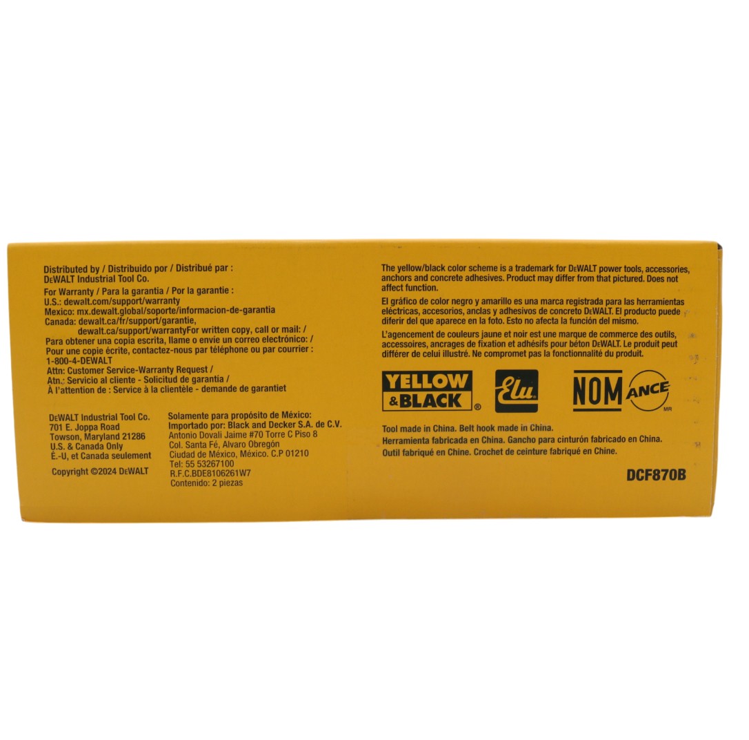 DeWalt DCF870B 20V Hydraulic Cordless 1/4″ Impact Driver, 500 in-lb (Tool-Only)