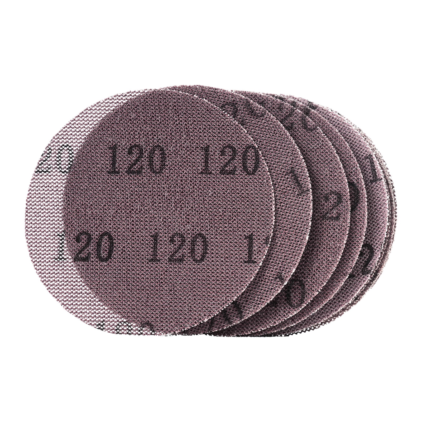 VEVOR 5-inch Mesh Abrasive Sanding Discs 50PCS 120 Grit Ceramic Mesh Sandpapers