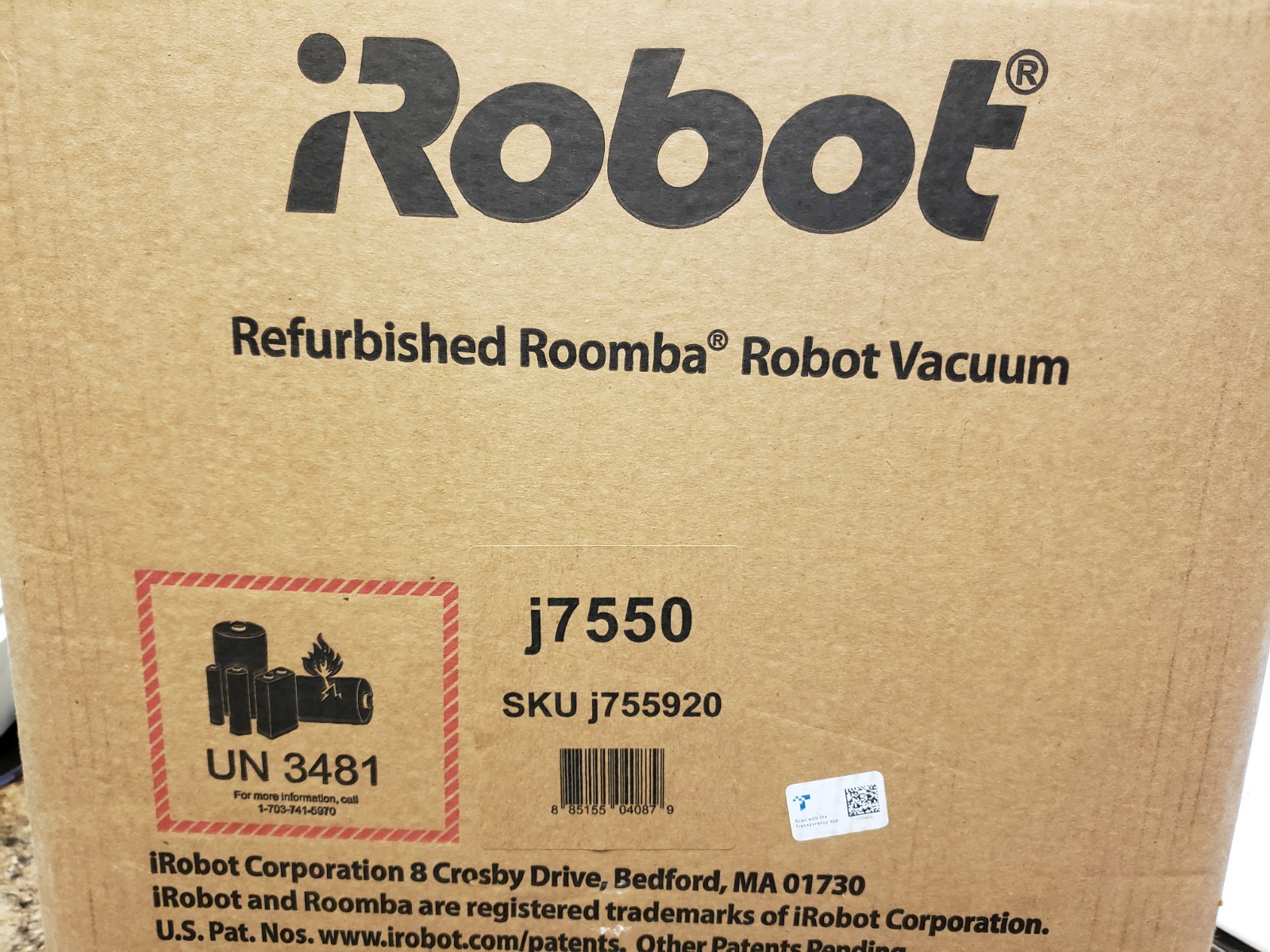 IRobot Roomba J7+ Wi-Fi Self-Empty Robot Vacuum (j7550)
