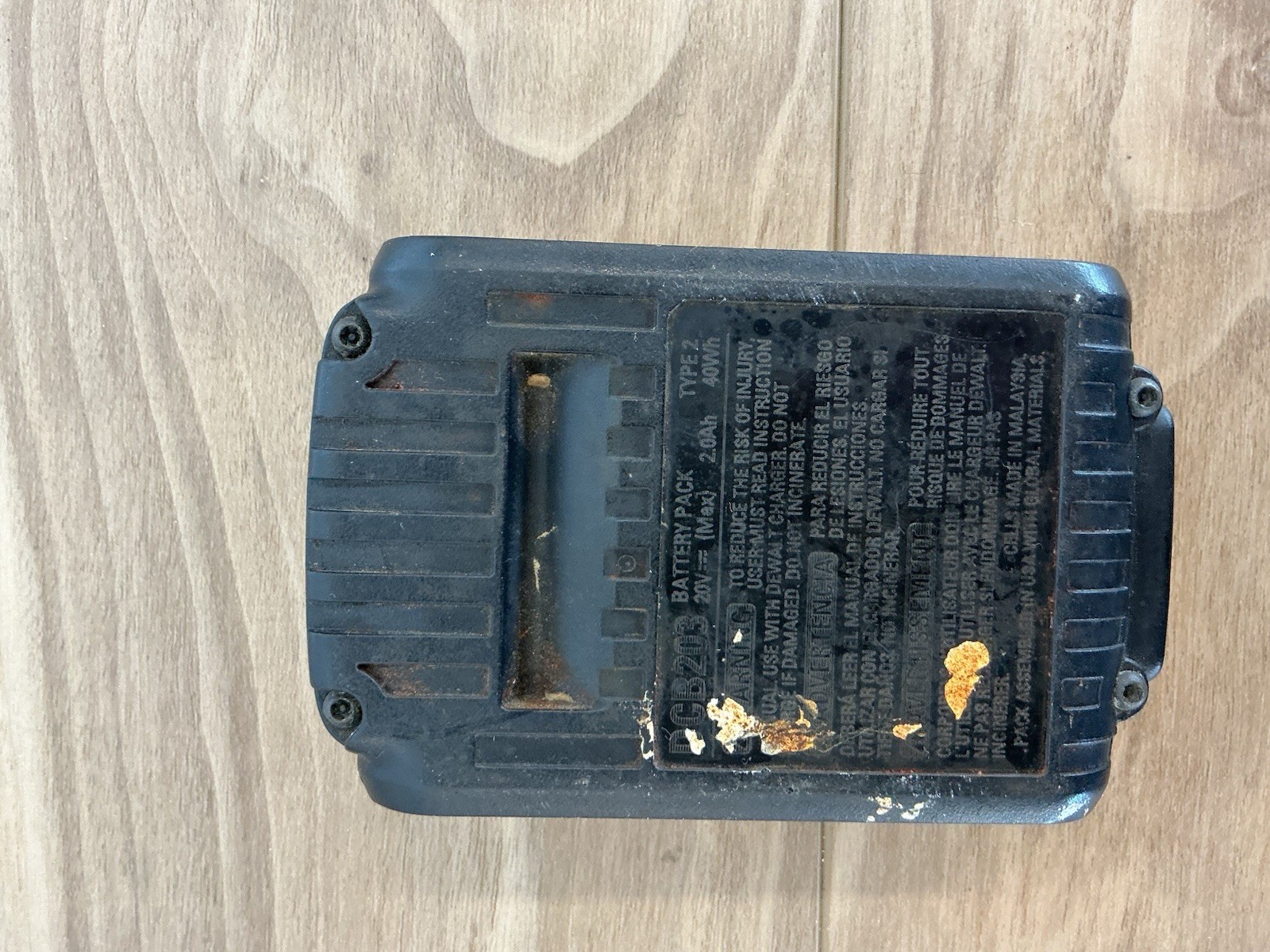 DeWalt DCB203 20V MAX 2Ah Lithium Ion Battery Tested Working