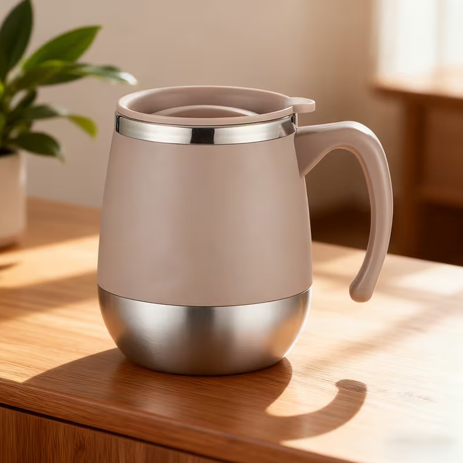 14oz Insulated Coffee Mug Bulk with Handle, Stainless Steel Travel Coffee Mug