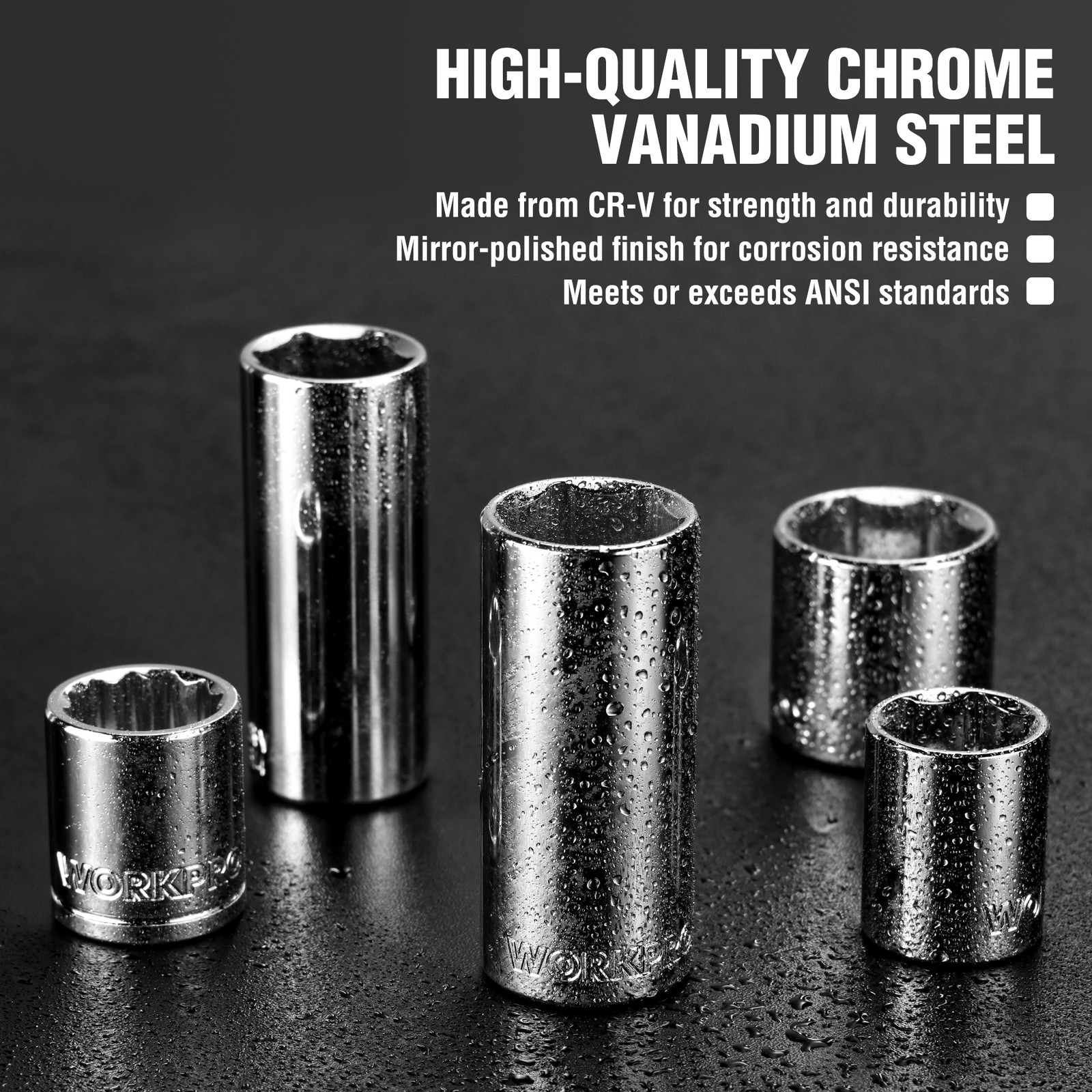 450-Piece Mechanics Tool Tool Set 1/2″ 1/4″ 3/8″ Metric Imperial Socket Wrenches