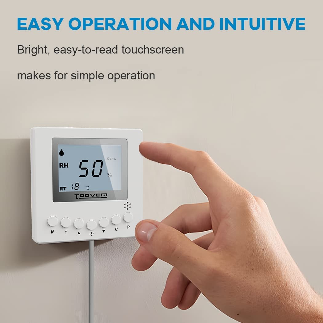 TOOVEM Dehumidifier Remote Control for Digital Humidity & TEMP fit muti-model