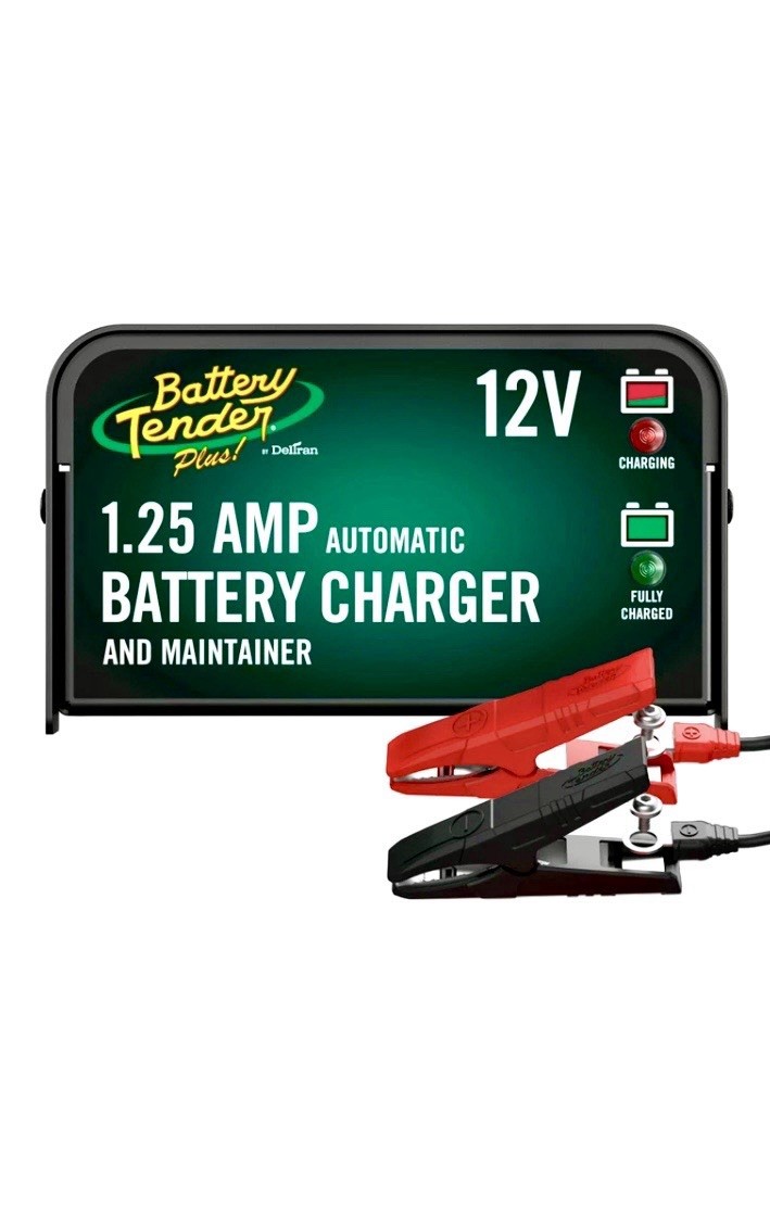 Battery Tender Plus 12V 1.25 Amp Car Motorcycle Battery Charger And Maintainer.