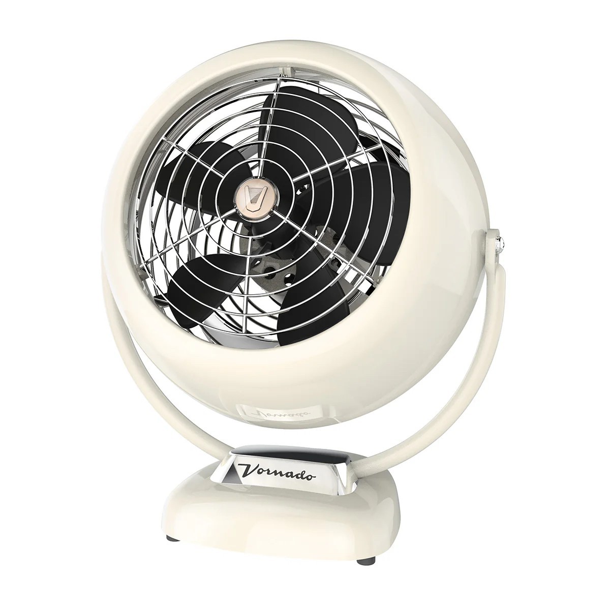 NEW ~ Vornado Vfan SR Vintage Whole Room Circulating 3 Speed Fan – Creme White
