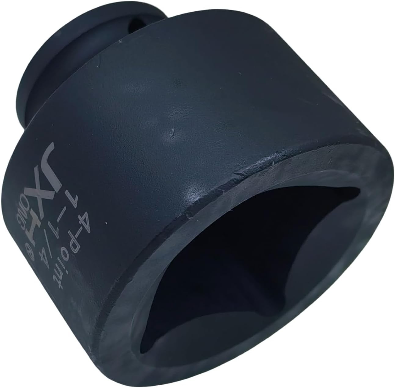 1/2″ Drive 1-1/4″ 4-Point Square Impact Socket, Heat Treated Cr-Mo Alloy Steel