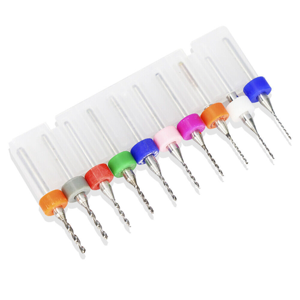 0.1 – 3mm PCB CNC Micro Drill Bits Set Tungsten Steel Carbide Twist Bit Milling