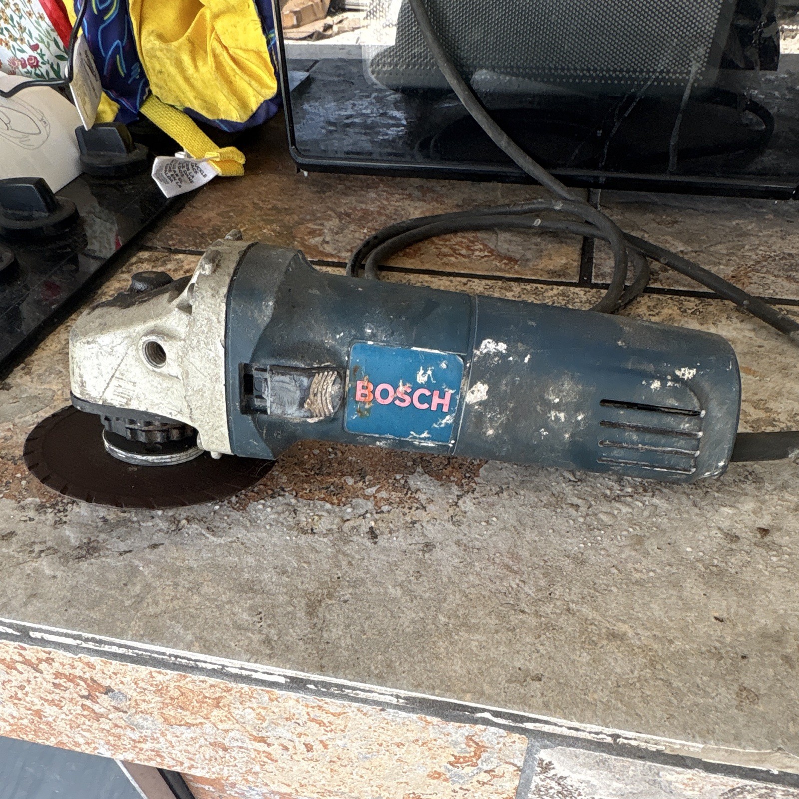 Bosch Angle Grinder Corded Electric Rotary/Circular Blue/Gray
