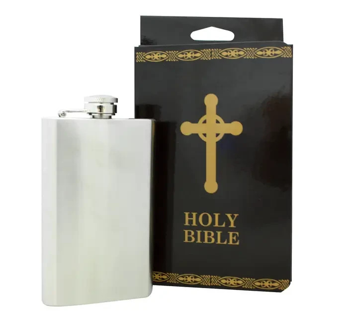 Island Dogs Holy Bible Flask