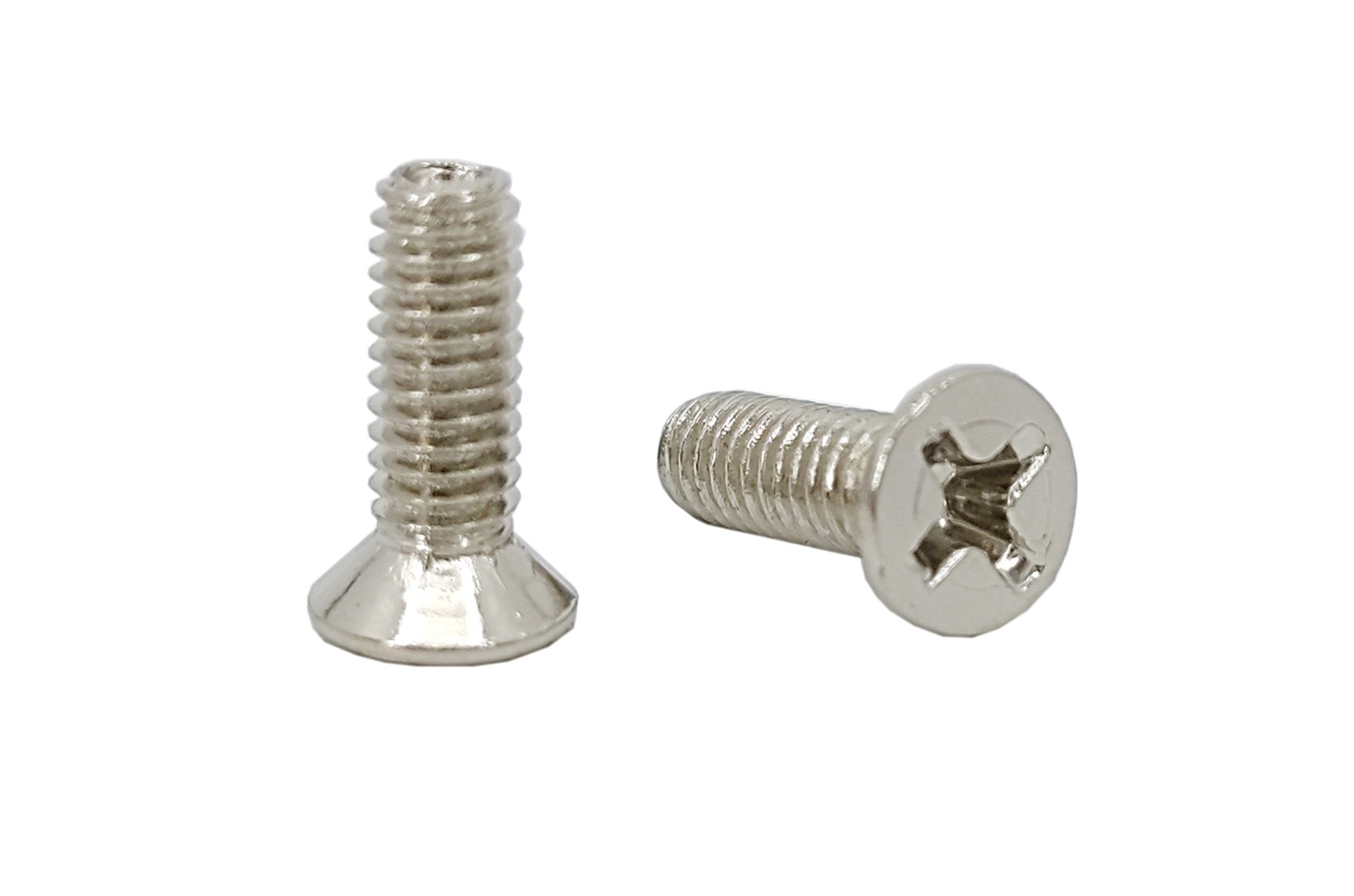 100PK M4 X 12mm – Phillips Flat Head Machine Screw (Countersunk) Carbon Steel