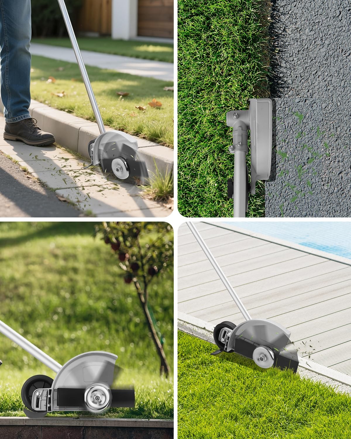 Upgraded Edger Attachment lawn tool 9″ 2T Lawn Edger Universal 2.2″ Depth