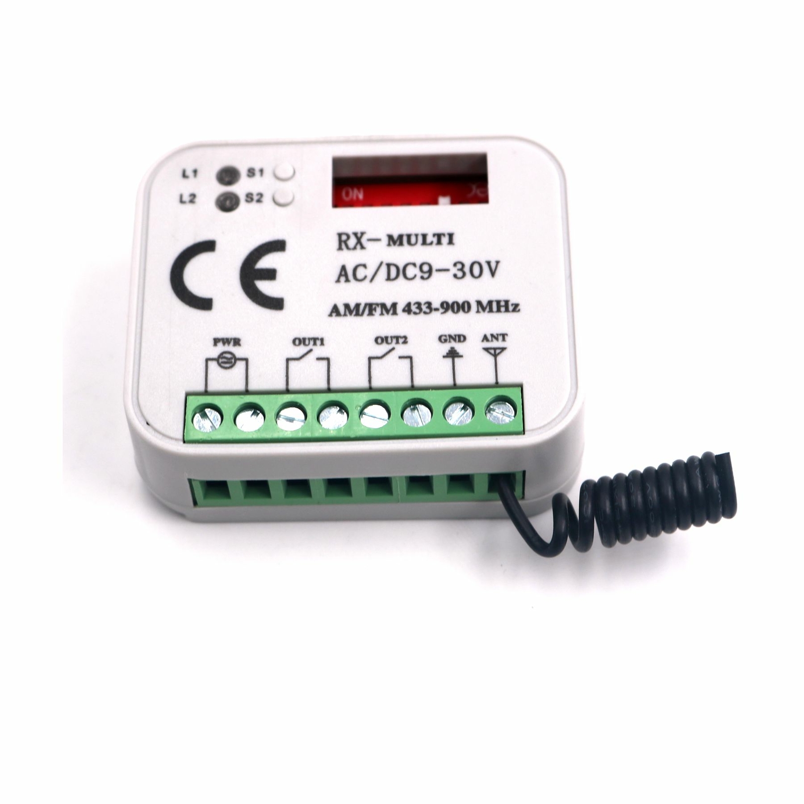 Universal Wireless Remote Control Receiver Gate Opener 315Mhz 433Mhz 868Mhz