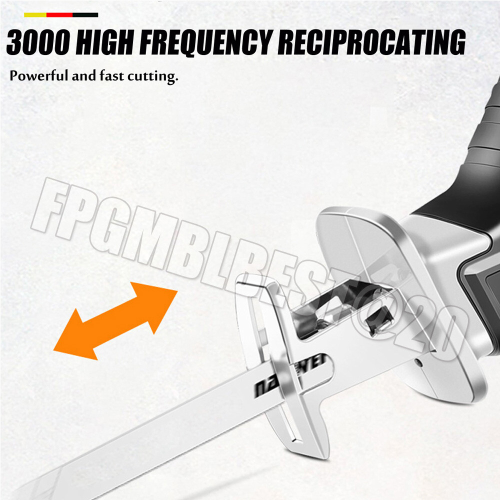 Brushless Reciprocating Saw Electric Saw Variable Speed Metal Wood Cutting Tool