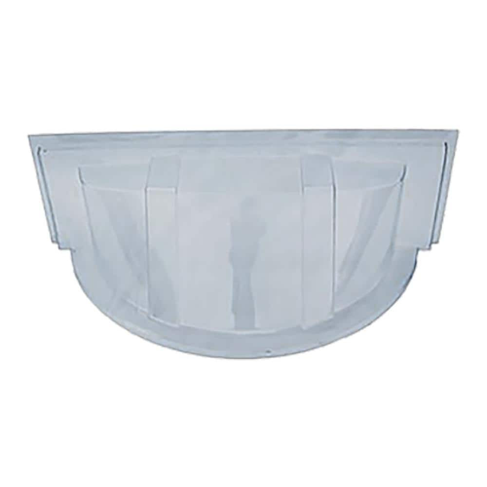 Window Well Cover Round Bubble, Economy 39 in. W x 17 in. D x 15 in. H, 1 Pack