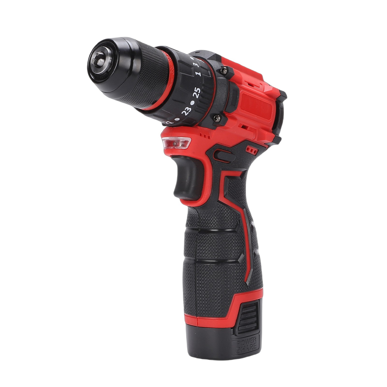 Cordless Drill Combo Kit Brushless Motor 3Pcs 1300mAh Batteries LED Light Drill