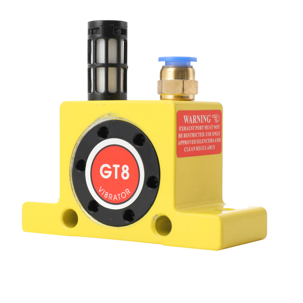 10 PCS GT8 Pneumatic Air Turbine Vibrators G1/8” Air Rotary Vibrator Golden