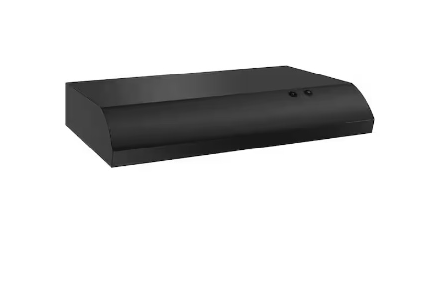 Whirlpool 30 in. Under Cabinet Range Hood in Black (UXT2030ADB)
