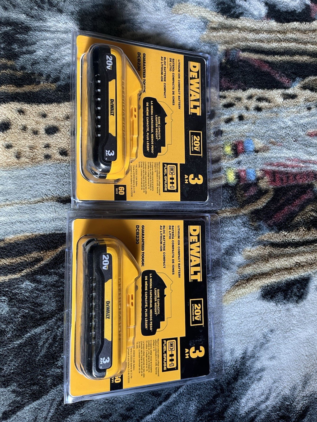 DEWALT DCB230 20V MAX 3Ah Lithium-Ion (Li-Ion) Battery Pack Yellow
