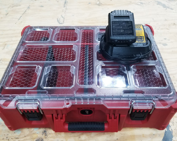 Packout Mount for Dewalt DCB107 (Charger Not Included)