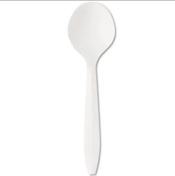 Polypropylene Soup Spoon 1000 Count Sturdy Durable