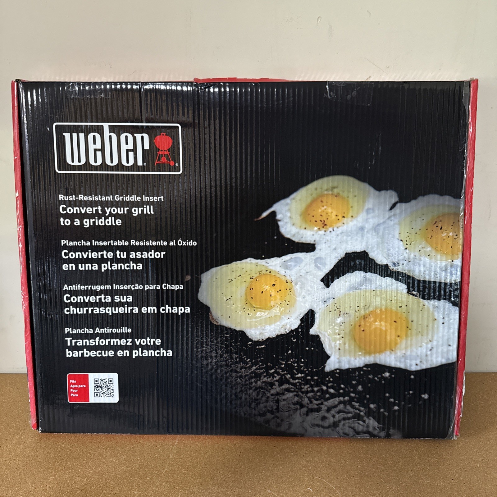 Weber 3-burner Genesis 2016+, Summit 2024+ Full-Size Griddle 6788 – Carbon Steel