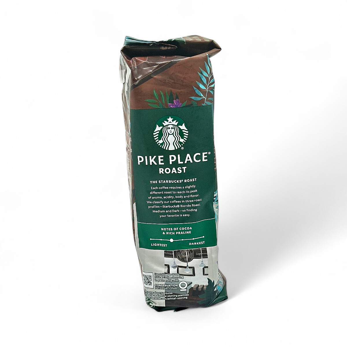 Starbucks Pike Place Medium Roast 100% Arabica Ground Coffee 40oz (2.5lb) Bag
