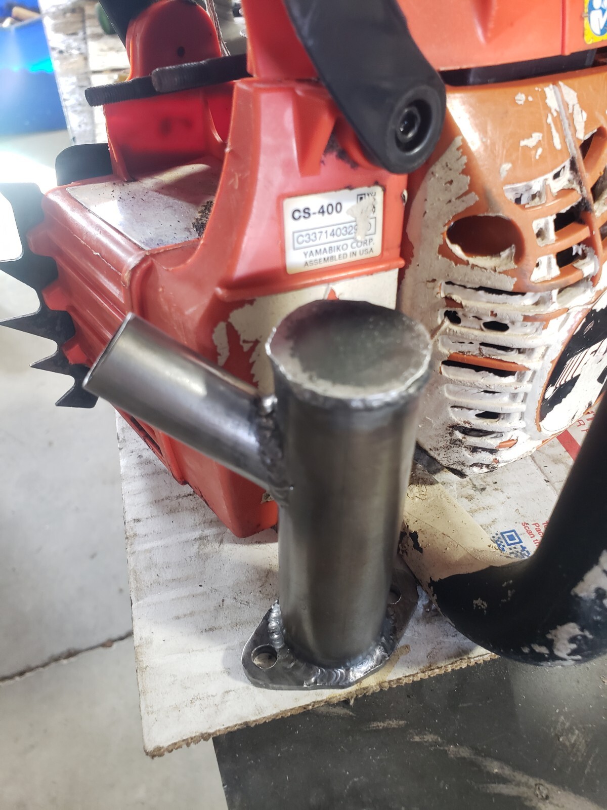 Echo CS-400 Chainsaw Muffler Exhaust Dual Port CS 400 Performance Ported pipe