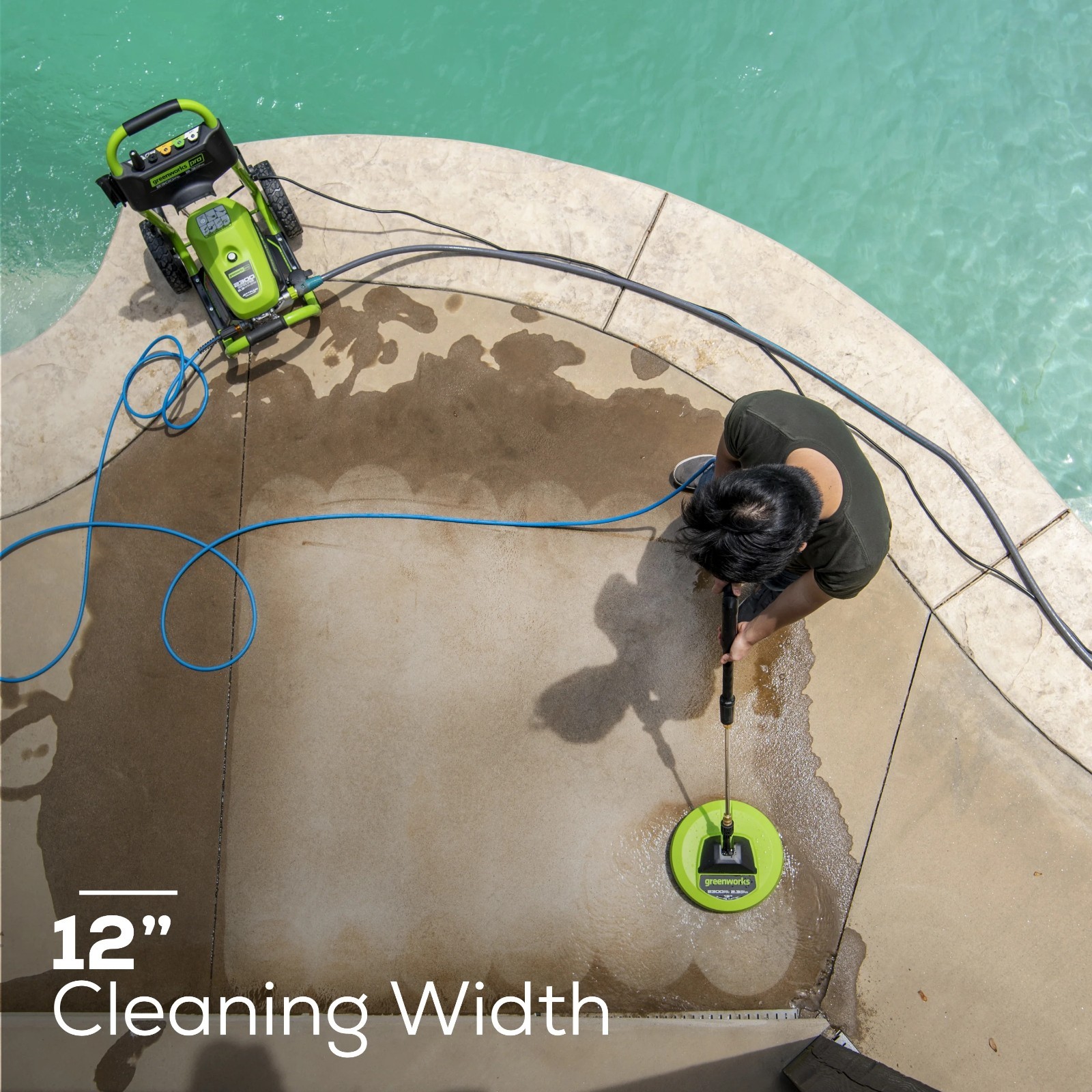 Greenworks 12 inch Rotating Surface Cleaner 2300 PSI SC120