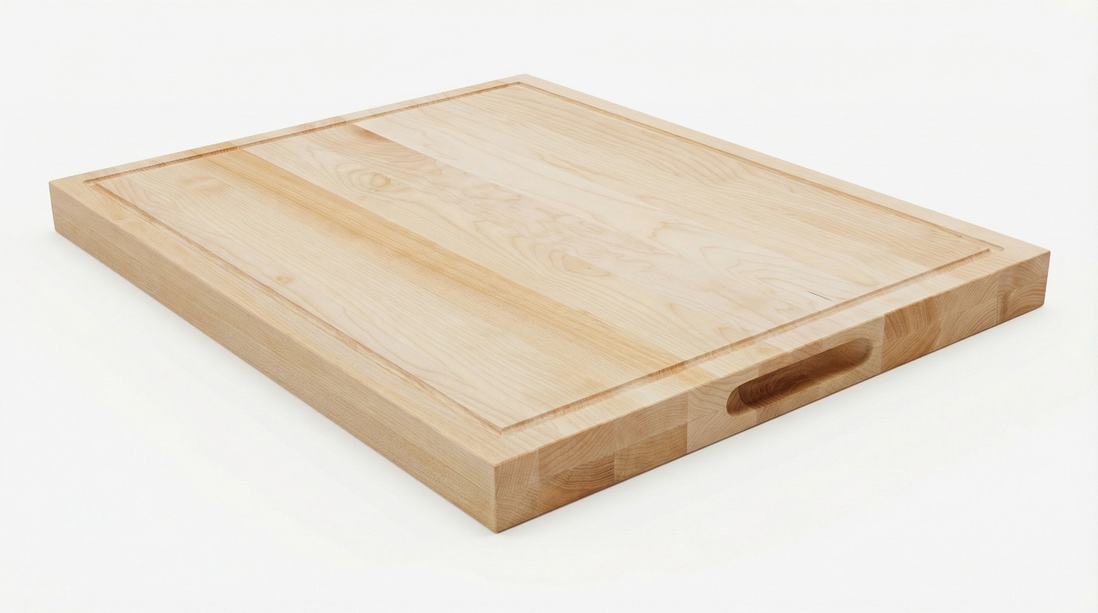 18 in. x 24 in. Maple Wood Cutting Board, Reversible with Juice Groove