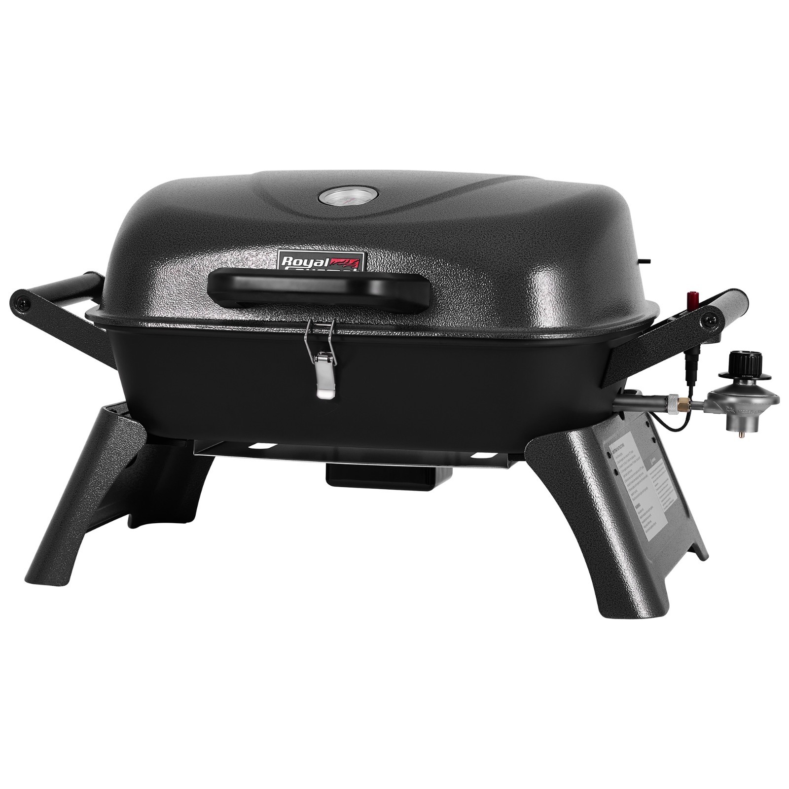 Royal Gourmet Portable Tabletop Gas Grill with Foldable Leg for Outdoor Camping
