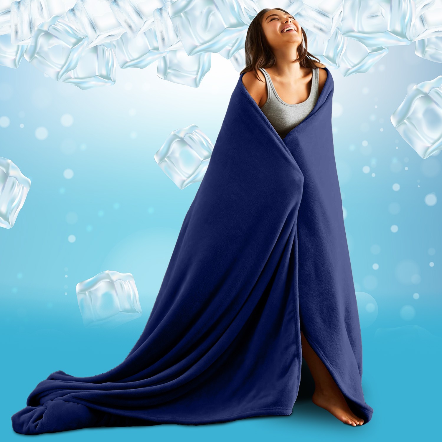 Cooling Blanket Cool Ice Summer Blanket Air Condition Healthy Sleep Thin Quilt