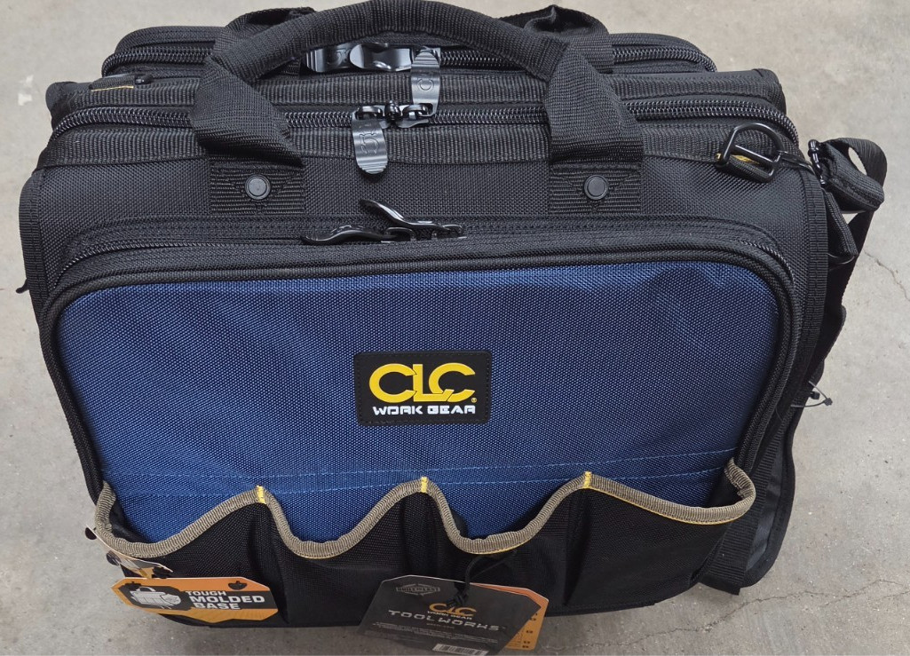 CLC Work Gear PB1543 17 Molded Base Multi-Compartment Technician’s Tool Bag