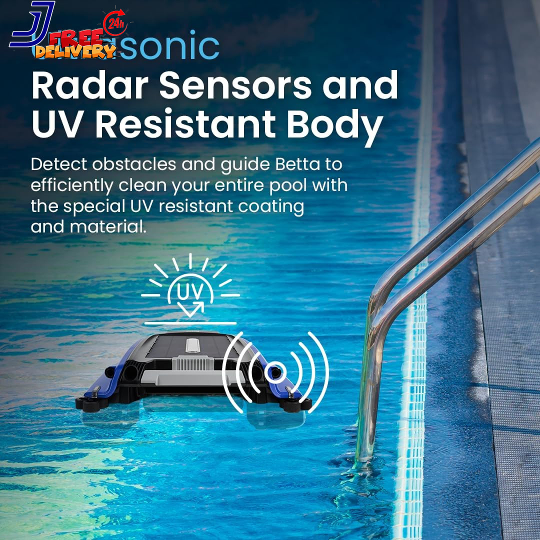 Solar Powered Automatic Robotic Pool Surface Skimmer Cleaner with 24/7 Continuou