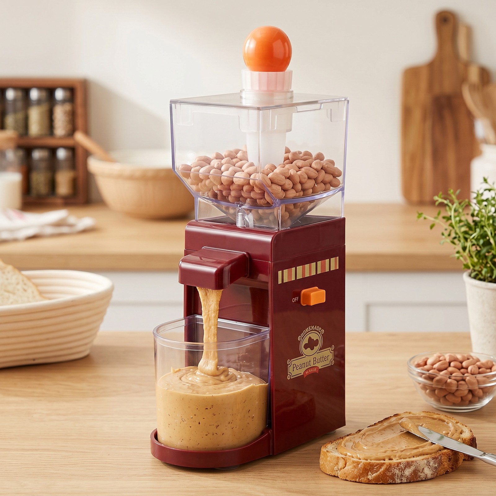 120W Electric Grinder Mini Peanut Butter Maker Sesame Butter Milling Machine