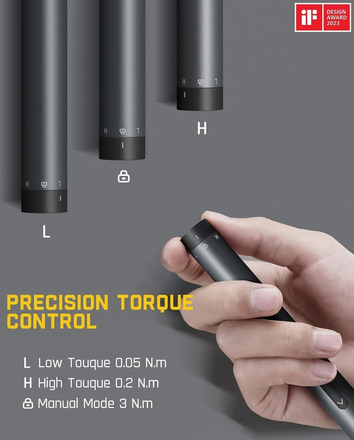 Fanttik E1 Max 3.7V Mini Precision Electric Screwdriver, 50-in-1 Magnetic Bits,