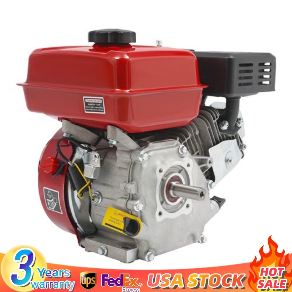 4-Stroke 7.5HP Gasoline Engine Pull Start Gasoline Engine Single Cylinder Engine