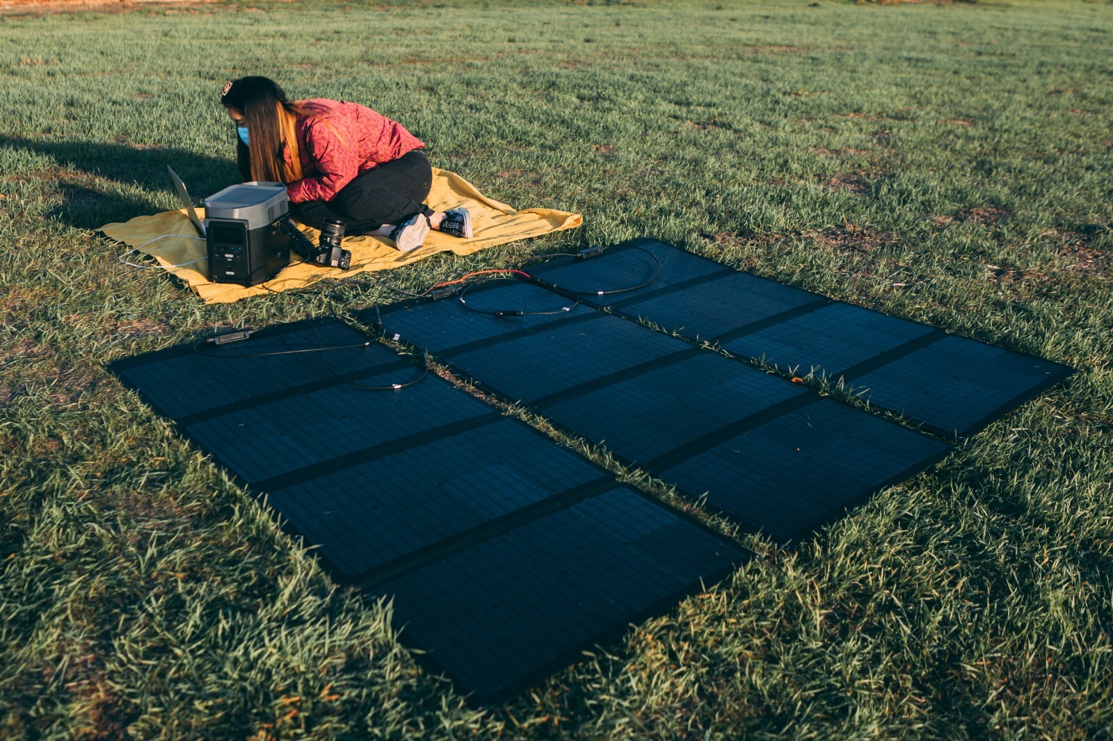 EcoFlow 160W Portable Solar Panel for Power Station for Camping RVs Refurbished