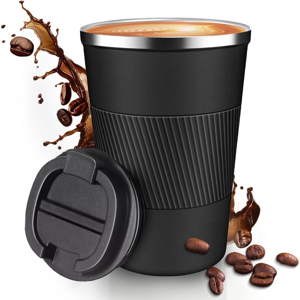 Insulated Stainless Steel Travel Coffee Mug 12oz Leak Proof Tumbler Thermal Cup