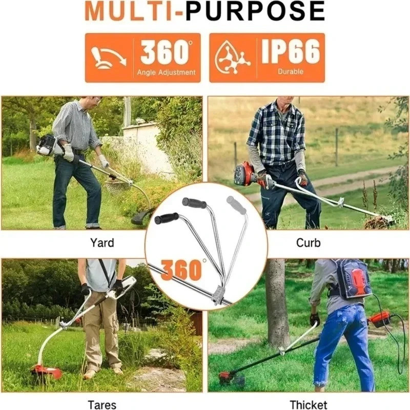 Ergonomic Trimmer Grip String Trimmers Handle Weed Eater Handle Extension Tools